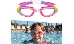 Детские очки для плавания inSPORTline Aquanino - Pink-purple