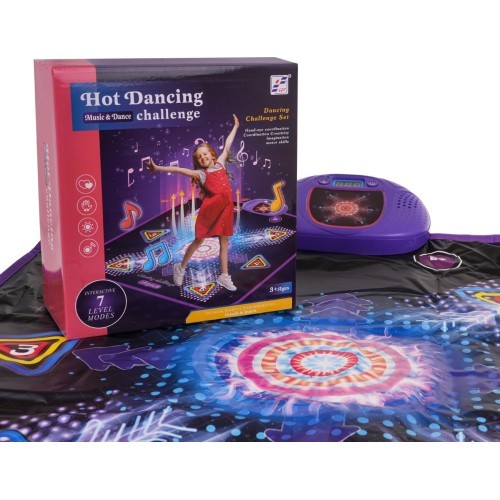Dance mat with heat function