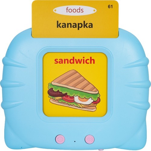 Mācību kāršu komplekts, zils