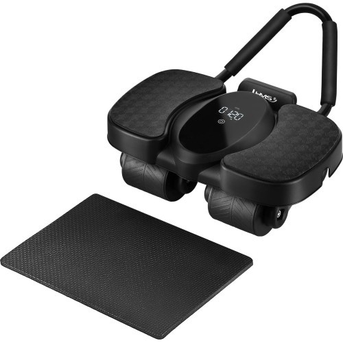 AUTOMATIC ABDOMINAL MUSCLE EXERCISE WHEEL WITH DISPLAY KA40 HMS