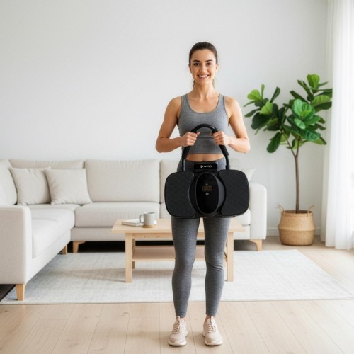 AUTOMATIC ABDOMINAL MUSCLE EXERCISE WHEEL WITH DISPLAY KA40 HMS