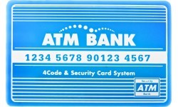 ATM Cash Machine Blue PL