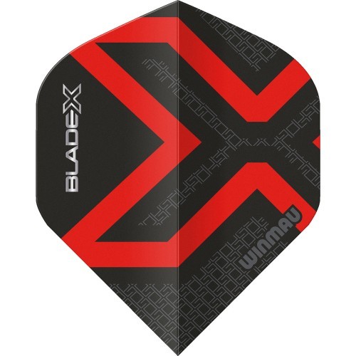 Winmau Blade X Prism Delta Metallic Black  Red