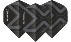 Winmau Blade X Prism Delta metāliski melna/pelēka