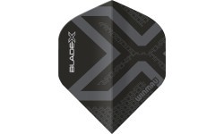 Winmau Blade X Prism Delta metāliski melna/pelēka