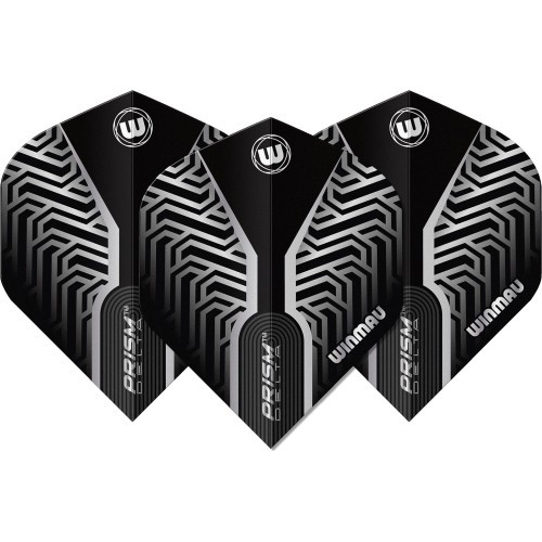 Winmau Prism Delta Premium Standard šautriņu spārnlāpstiņas, sudrabainas