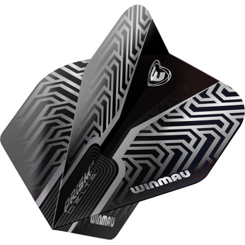 Оперение для дартс Winmau Prism Delta Premium Standard, серебристое