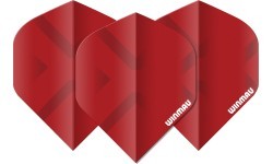 Winmau Prism X Red Premium standarta šautriņu spalvas