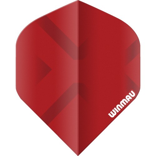 Winmau Prism X Red Premium standarta šautriņu spalvas