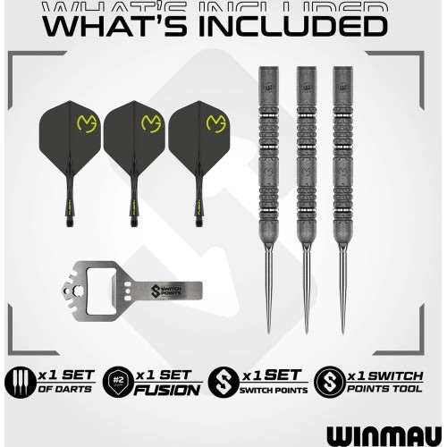 Дартс Winmau MvG Signature Edition Switch Point 90