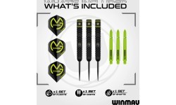 Winmau MvG SE Brass Steel Tip Darts 21g