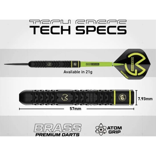 Winmau MvG SE tērauda gala šautras, 21 g