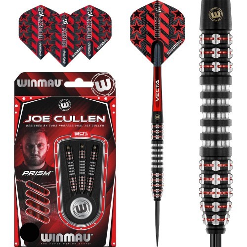 Winmau Joe Cullen Ignition Series metāla tērauda smailes šautriņas