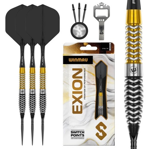 Дротики для дартса Winmau Exion Torpedo Switch Point 90%