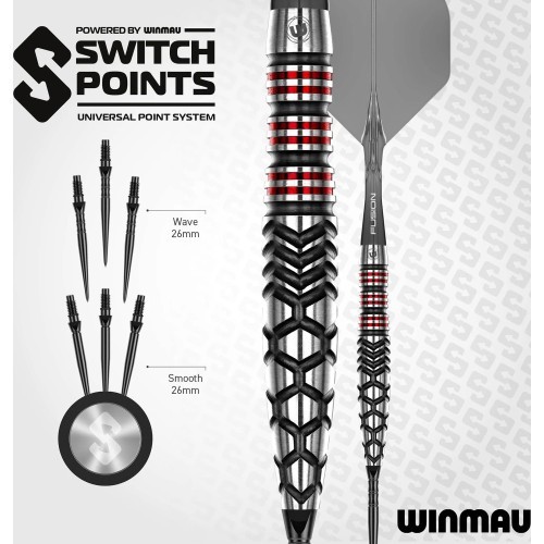 Winmau Fornax Torpedo Switch Point šautriņas 90%