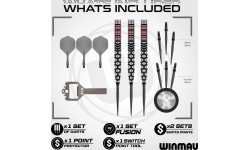 Winmau Fornax Tapered Switch Point darts 90%