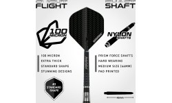 Winmau Blackout 2 steel tip darts 90% tungsten