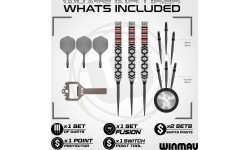 Winmau Fornax Parallel Switch Point dārti, 90% volframs