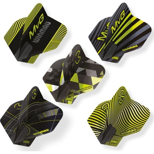 Winmau MvG Prism dārta spalviņu kolekcija