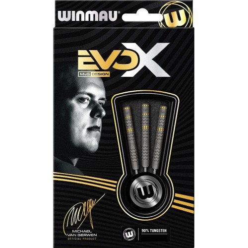 Winmau MvG EvoX 90% Tungsten Steel Tip Darts