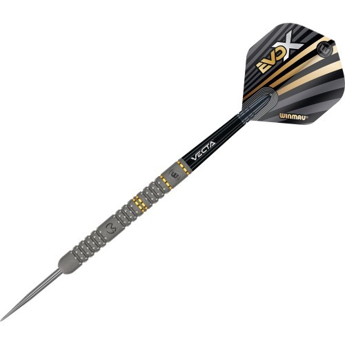 Winmau MvG EvoX 90% volframa tērauda uzgaļa šautriņas
