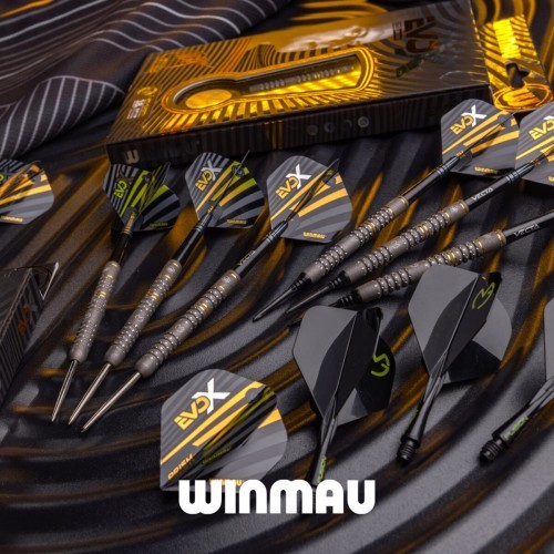 Дартс Winmau MvG EvoX 90% вольфрам со стальным наконечником