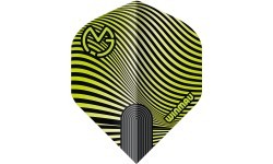 Winmau Prism Delta MvG dart flights green/black