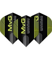 Winmau Prism Delta MvG dart flights bl/gr striped
