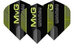 Winmau Prism Delta MvG dart flights bl/gr striped