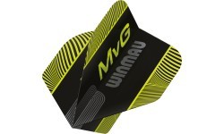 Winmau Prism Delta MvG dart flights bl/gr striped