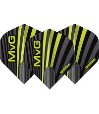 Оперение для дартс Winmau Prism Delta MvG, серо-зеленое