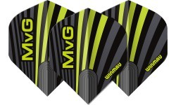 Winmau Prism Delta MvG dart flights grey/green