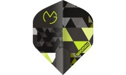Оперение для дартс Winmau Prism Delta MvG Logo, зелёное