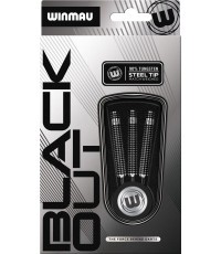 Winmau Blackout 1 steel tip darts 90% tungsten 21G
