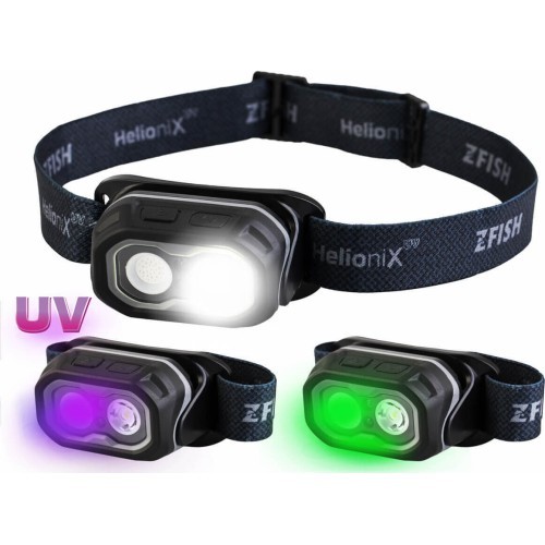 ZFISH Helionix UV galvas lukturis