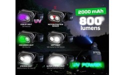 ZFISH Headlamp Helionix UV