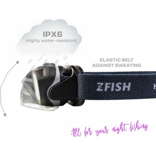 ZFISH Headlamp Helionix UV