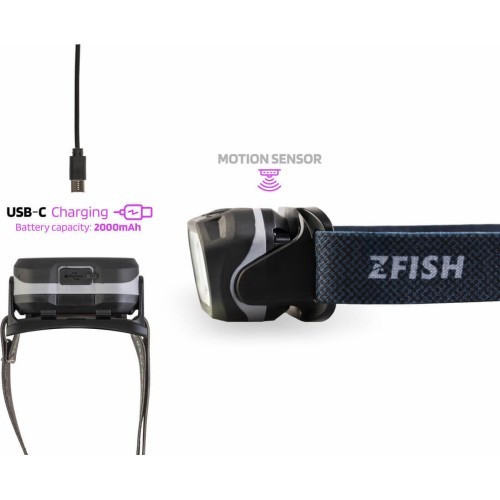 ZFISH Helionix UV galvas lukturis