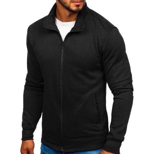 J.Style Men's Sweatshirt Black 68B2002