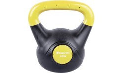 Vinila svaru bumba ar cementa pildījumu inSPORTline Vin-Bell Dark 6 kg