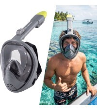 inSPORTline Subvion snorkelēšanas maska - Tumši pelēka