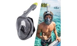 inSPORTline Subvion snorkelēšanas maska - Tumši pelēka