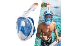 Snorkeling Mask inSPORTline Subvion - Blue-White