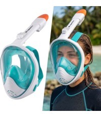 inSPORTline Subvion snorkelēšanas maska - Turquoise-white
