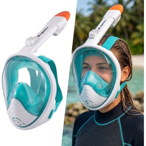 Маска для снорклинга inSPORTline Subvion - Turquoise-white