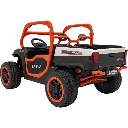 Transportlīdzeklis Farmer Truck UTV Racing balts
