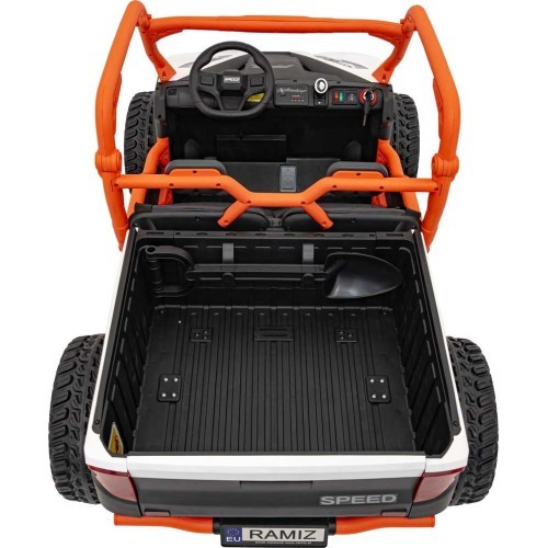 Transportlīdzeklis Farmer Truck UTV Racing balts