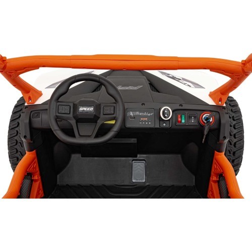 Детский электромобиль Farmer Truck UTV Racing белый