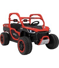 Elektriskais bērnu auto Farmer Truck UTV Racing, sarkans