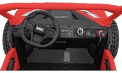 Elektriskais bērnu auto Farmer Truck UTV Racing, sarkans